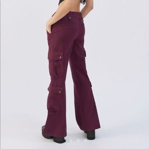 BDG Ali Flare Purple Cargo Pants - Urban Outfitters - Size 4
